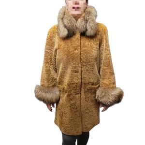 Sherling Coat With Real Fur.